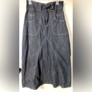 Junee Denim Maxi Skirt